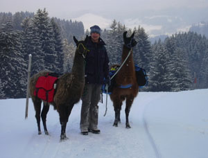 Gef&uuml;hrte Wanderungen & Touren mit Lamas im Allg&auml;u